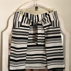 Super cute striped tie waste skirt!!